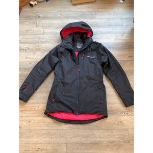 Helly Hansen charcoal and pink winter jacket coat size M